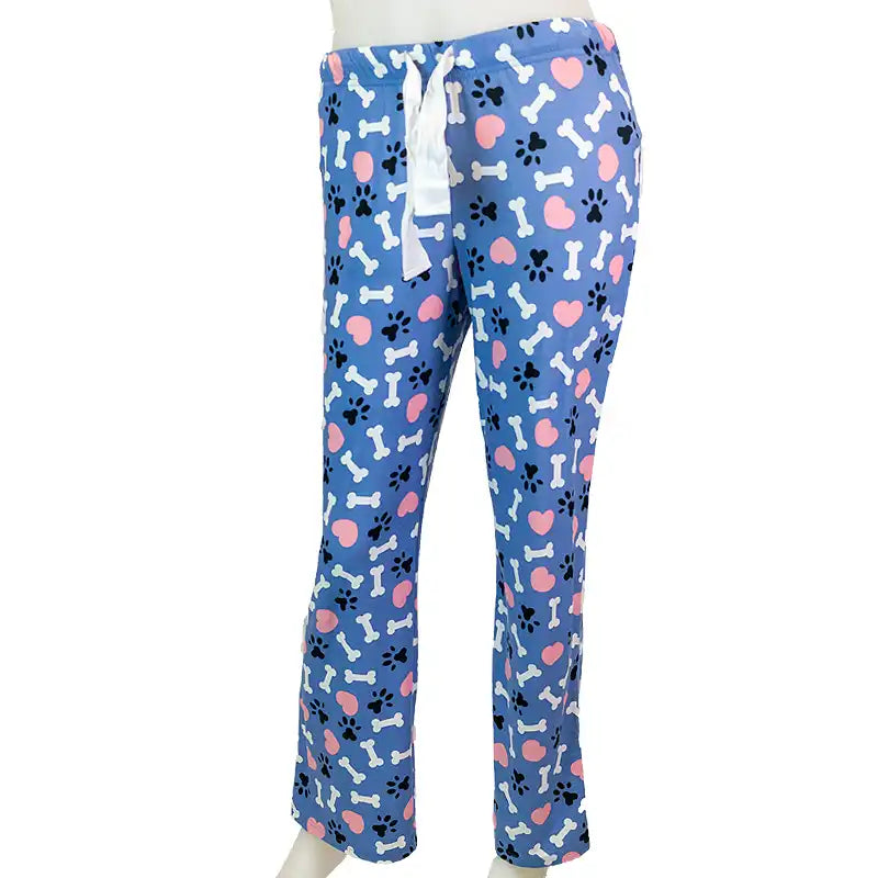 Women s Paw Prints Sleep Pants Large