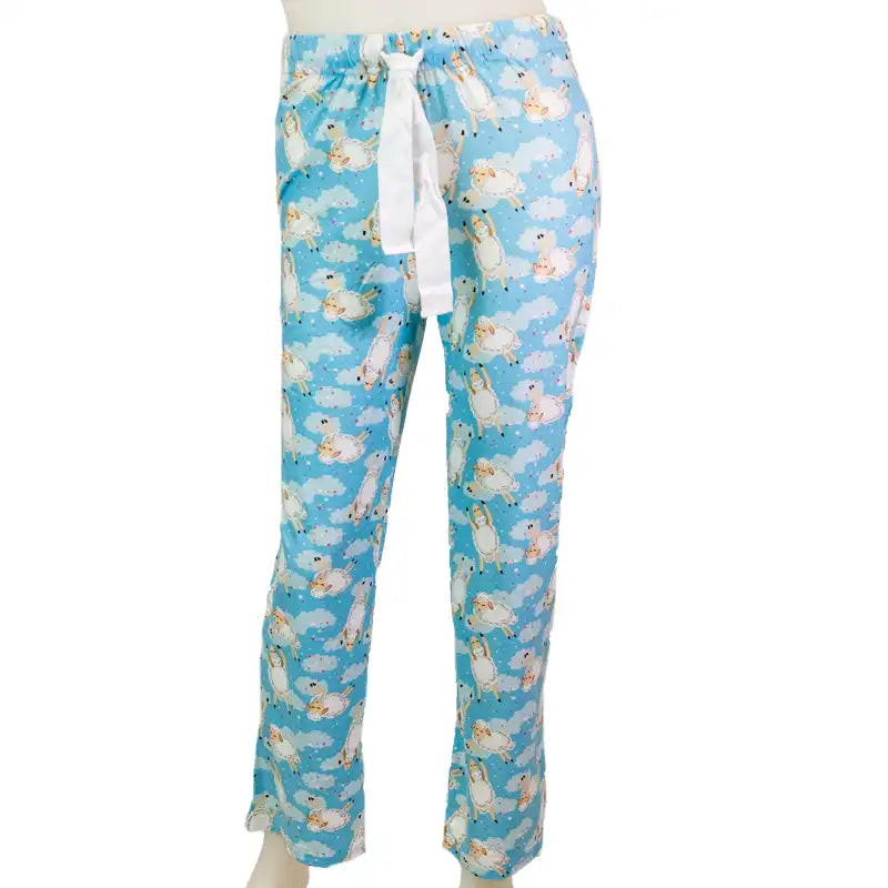 Sheep in the clouds Ladies Pajama Print