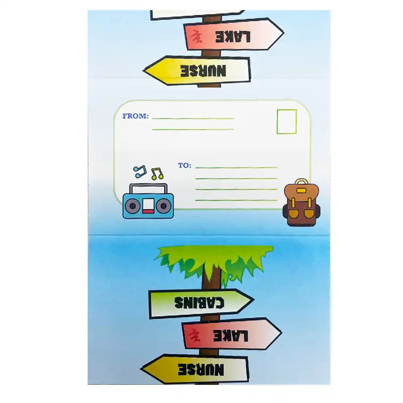 Camp Stationery Envelope