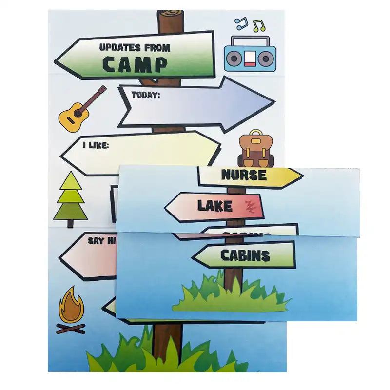 Signpost - Sticker-Seal Camp Stationery