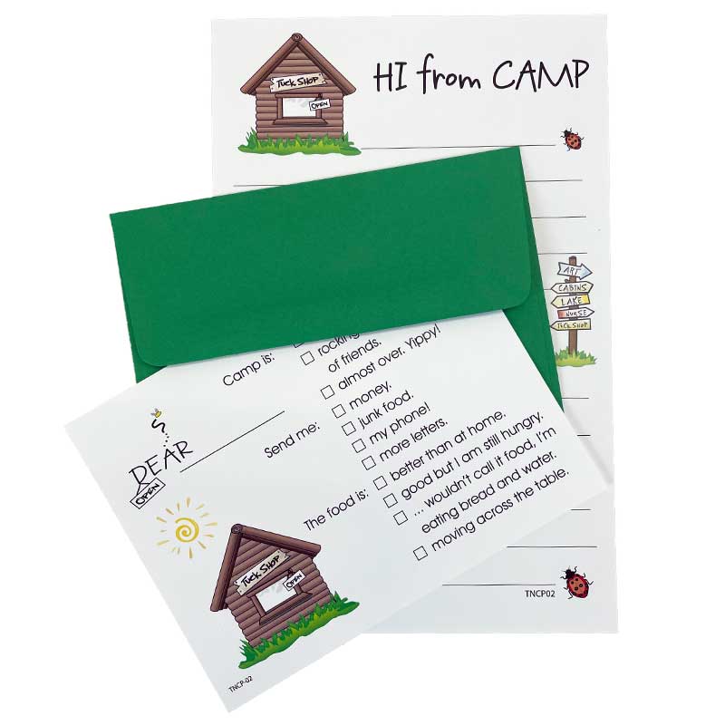 Summer Camp Cabin Stationery
