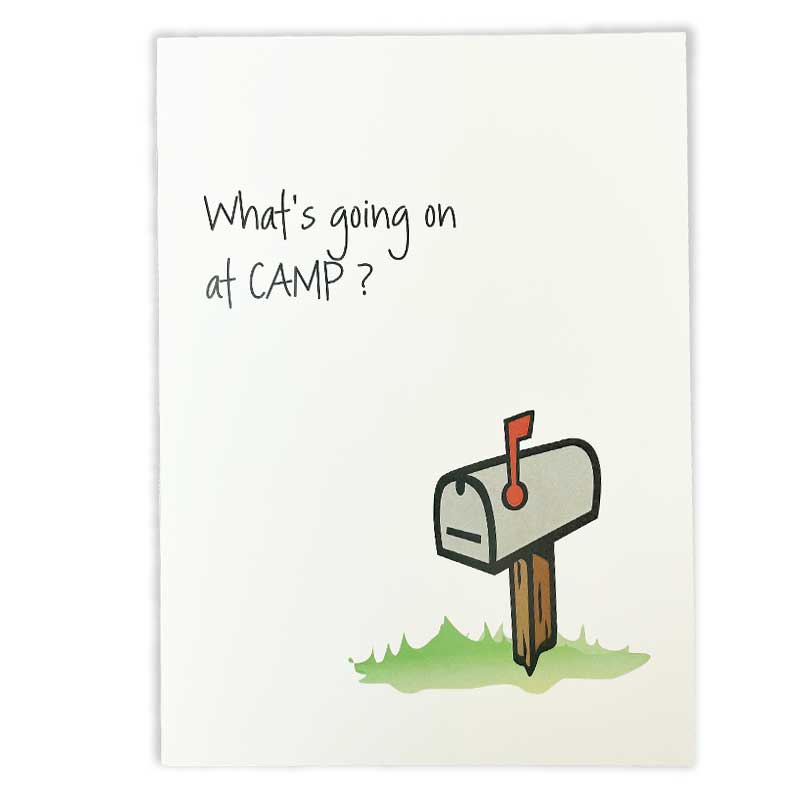Mailbox at Camp Greeting Card