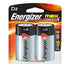 Energizer Max D 2pk Batteries