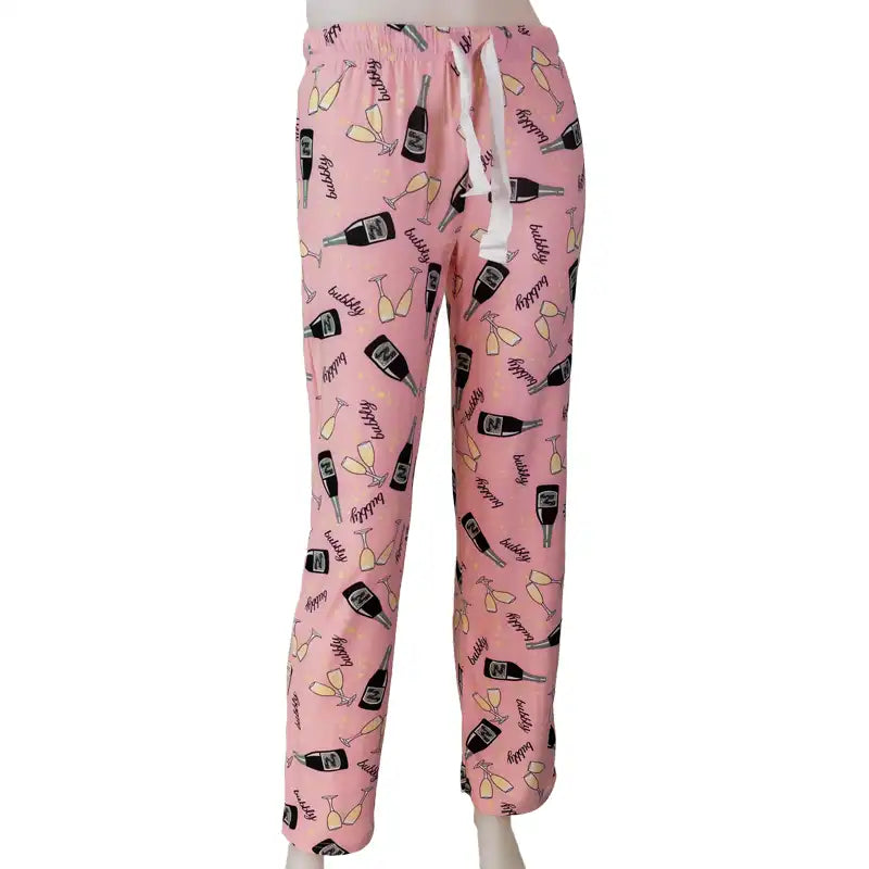 Ladies Champagne print PJ Pants