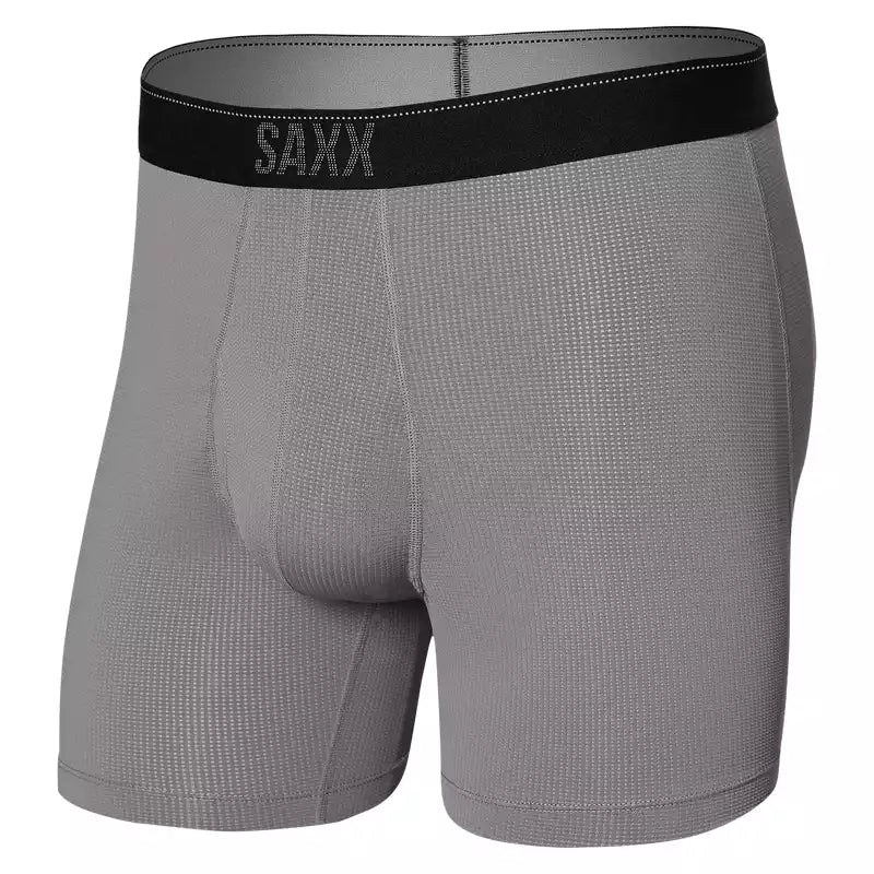 Grey Men's Saxx Boxer Briefs