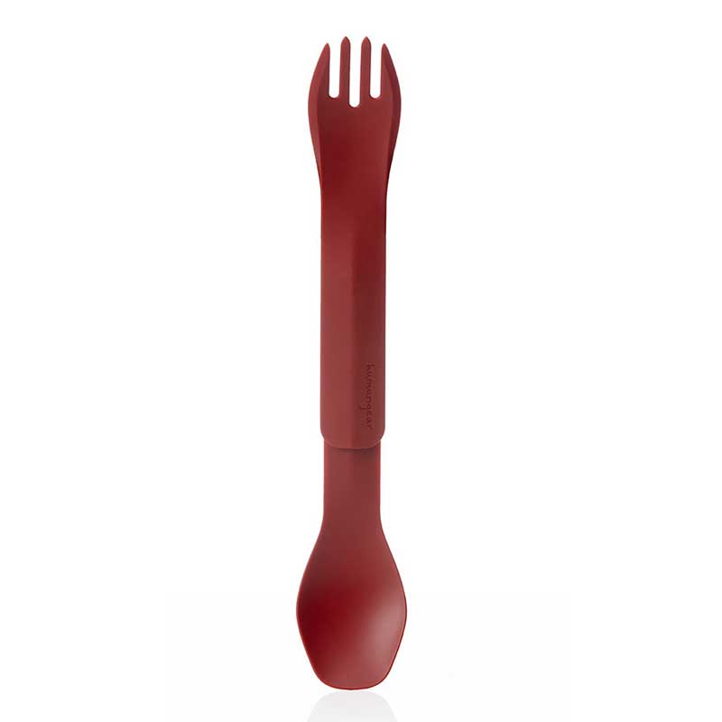 GoBites Duo Campers Cutlery Set red