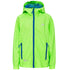 Neon Green Trespass Packable rain Jacket 