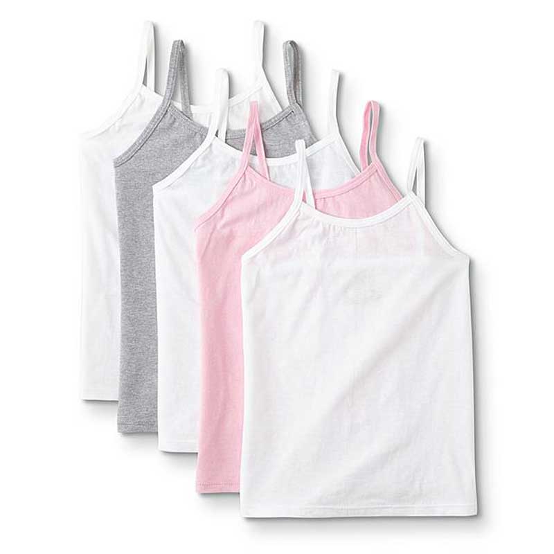 Hanes Girls 5 pack Camisole tank tops – Camp Connection General Store