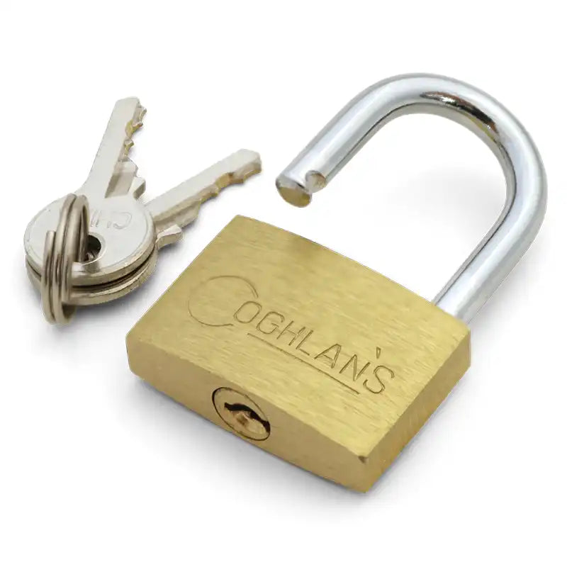 Brass Luggage Lock with Keys