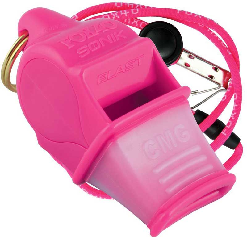Pink Sonik Blast Whistle