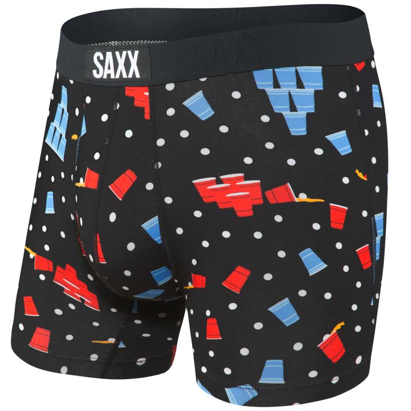 Saxx Vibe Boxers Beer Champ  Pong Cups