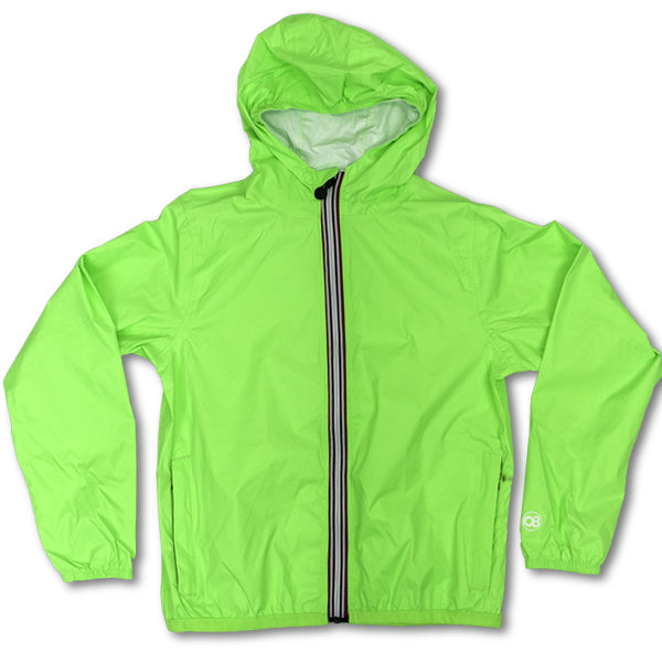 O8 Packable Rain Jacket - Neon Green