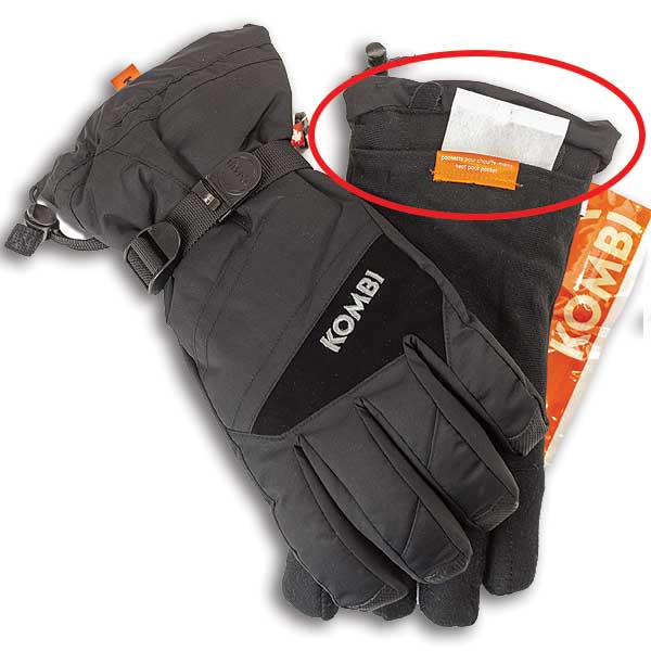 Kombi winter Gloves with Hand Warmer Pockets