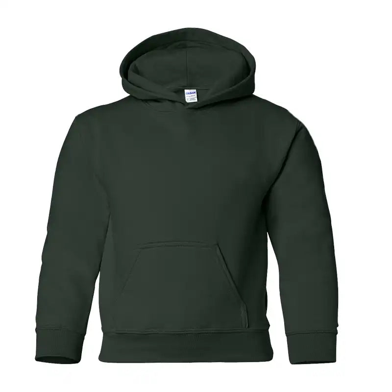 Forest Green Heavy Hooded Sweatshirt