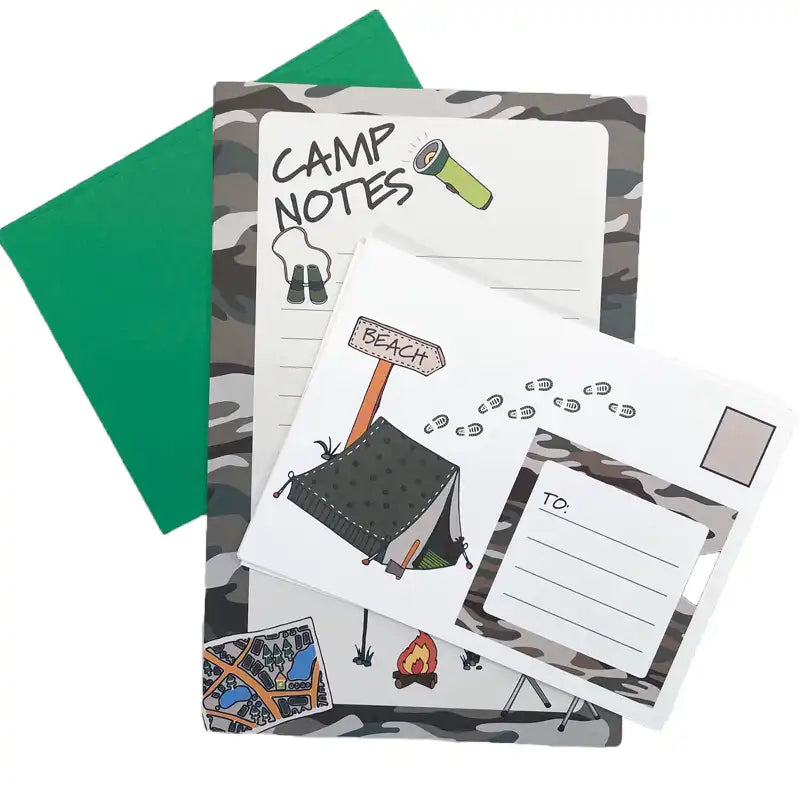 Camp Stationery Set - Camouflage