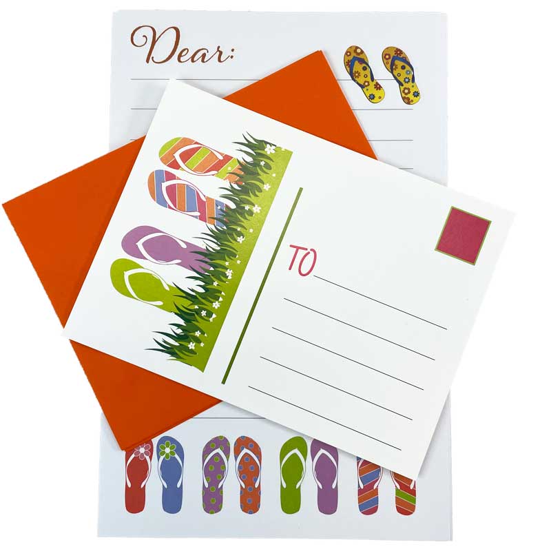 Takenote Camp Stationery - Flip Flops