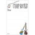 Campers Guitar Stationery