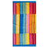 Jacquard Cotton Beach Towel - Summer Fun colour print