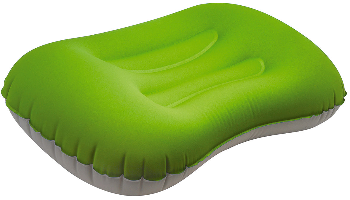Compact Inflatable Hood Pillow in Green