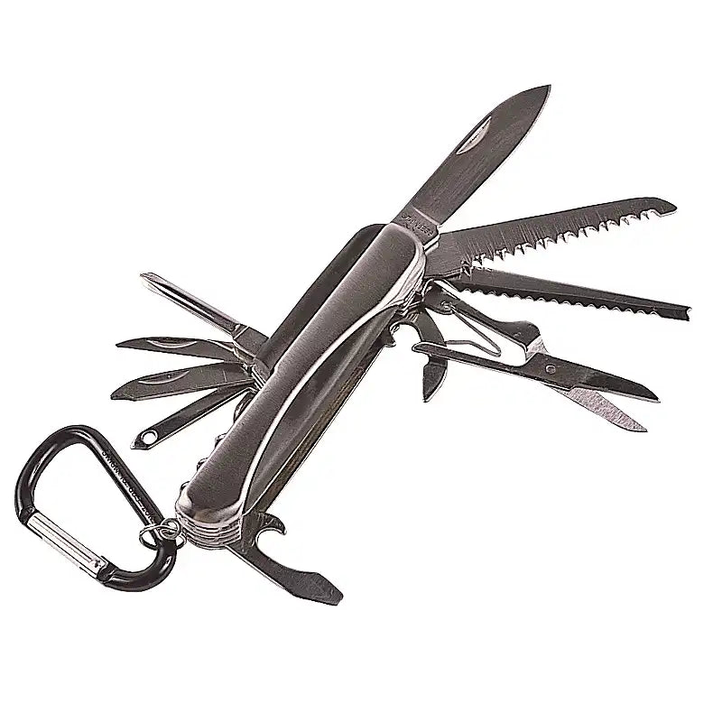 Bushline Stainless Steel Multi Function Pocket Knife