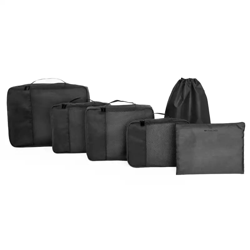 black packing cubes