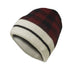 Plaid Knit Beanie