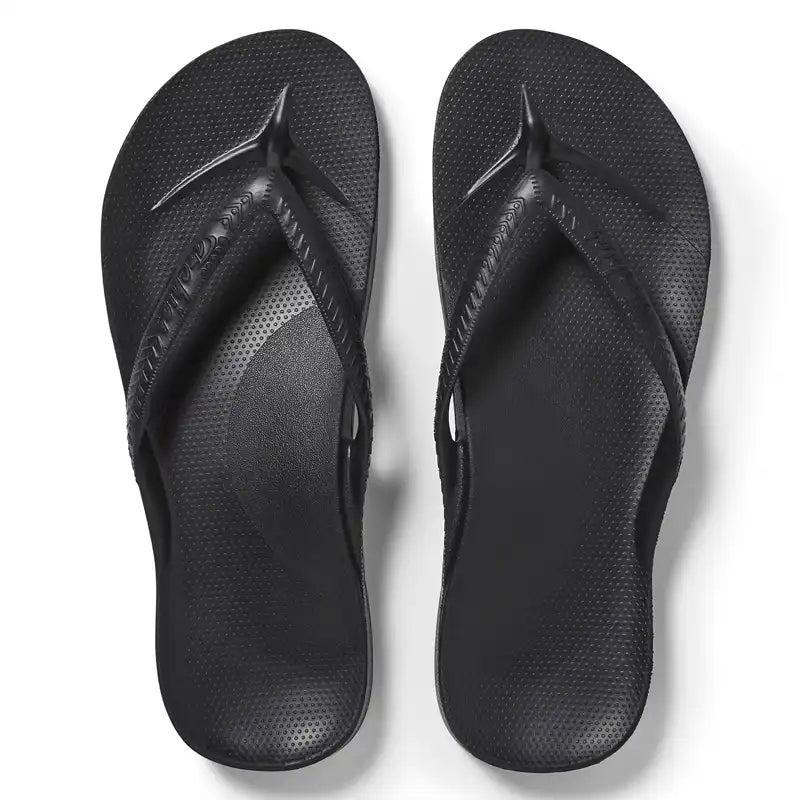 Archies Flip Flops Black
