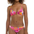Bright printed bikini bottom