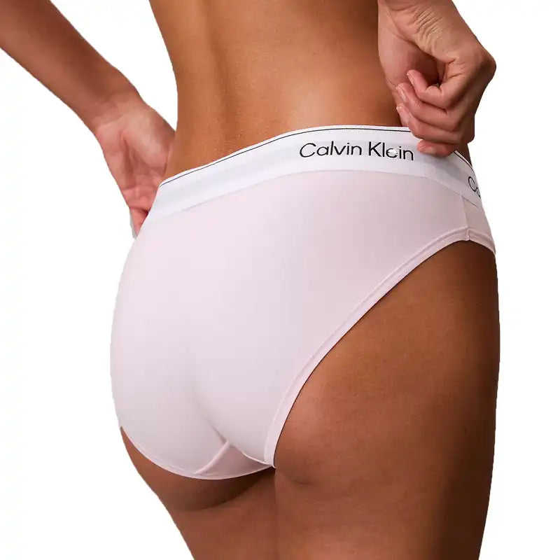 White Calvin Klein women's underwear detail view