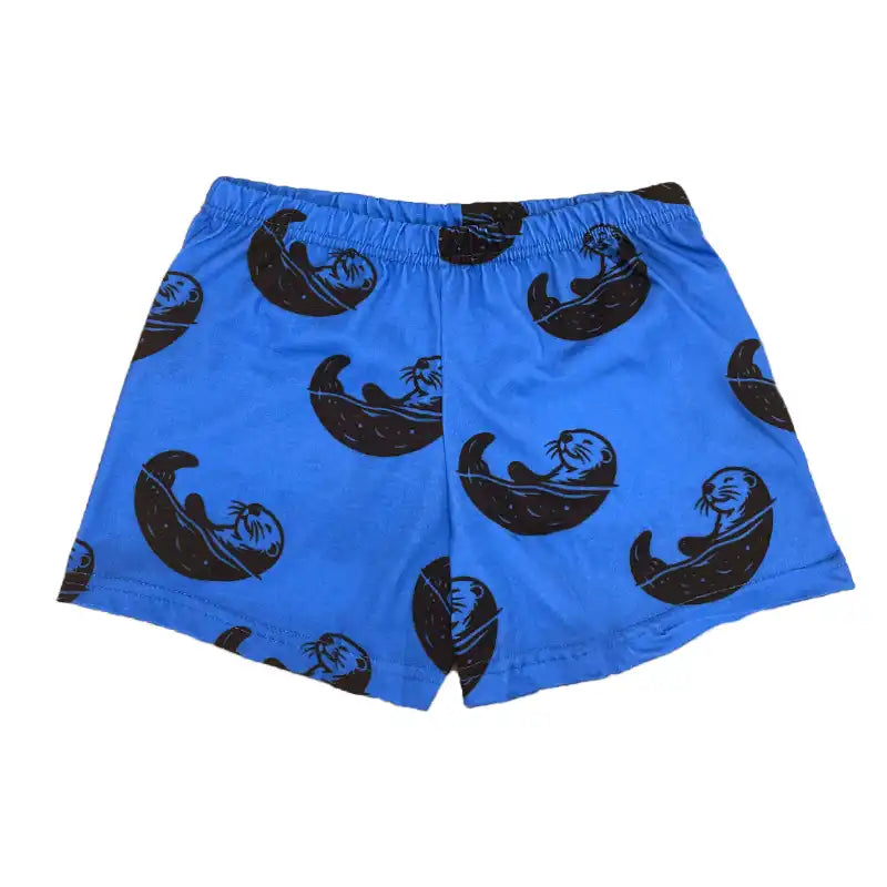Stone Peak Cotton PJ Shorts Otter Print