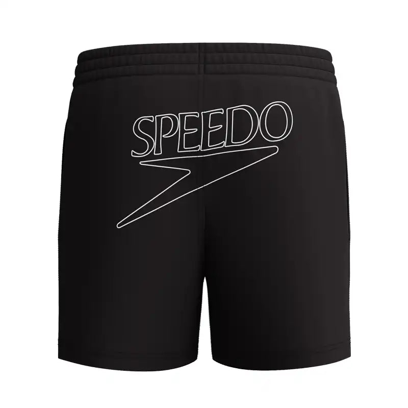 Black Speedo Trunks with logo
