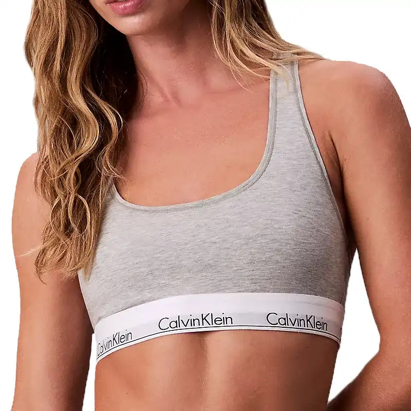 Grey Calvin Klein Icon Unlined Bralette