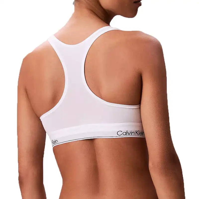 Racerback style Calvin Klein sports Bra detail