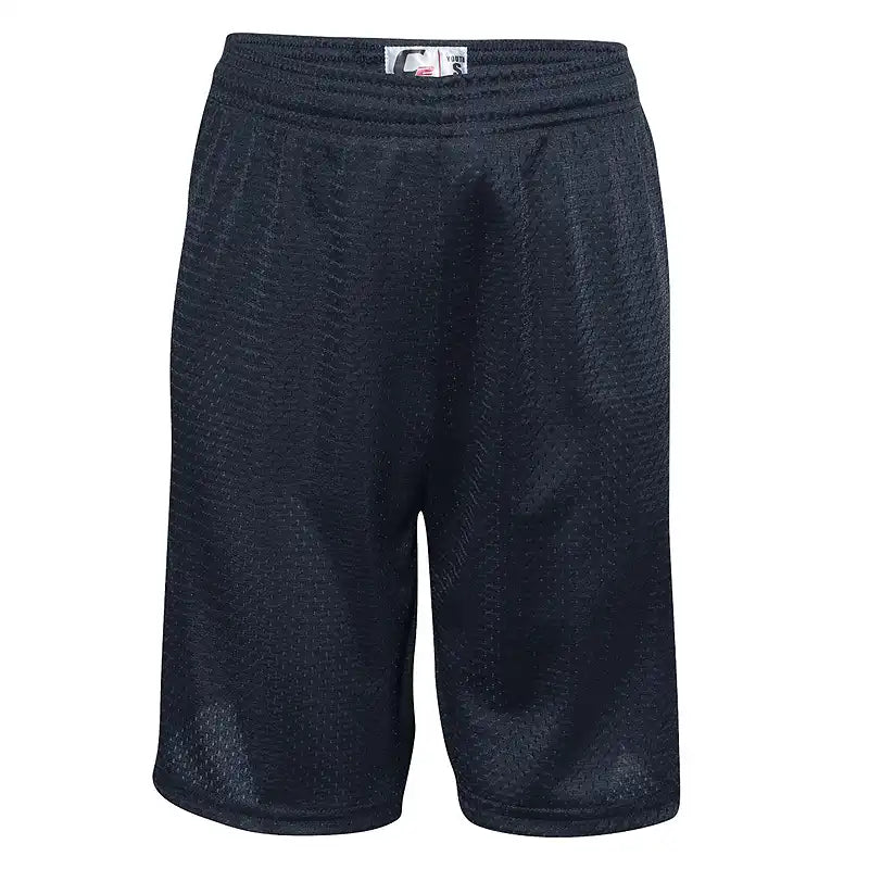 Youth Navy Mesh Basketball Shorts