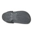 Black Crocs sole with tread pattern