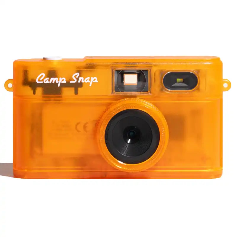 Orange Translucent  Camp Snap 2 Digital Camera