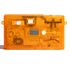 Back of Orange Translucent Camp Snap digital screen free camera