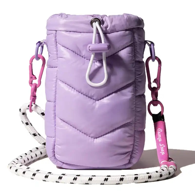Purple Sleeping Bag Camera Bag for Camp Snap Cameras