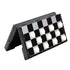 Foldable checkers board with white pieces