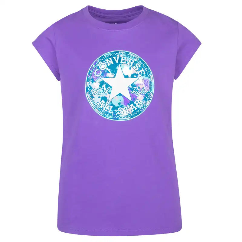 Purple Converse All Star Tee SHirt