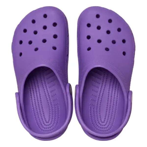 Purple Crocs Top Down