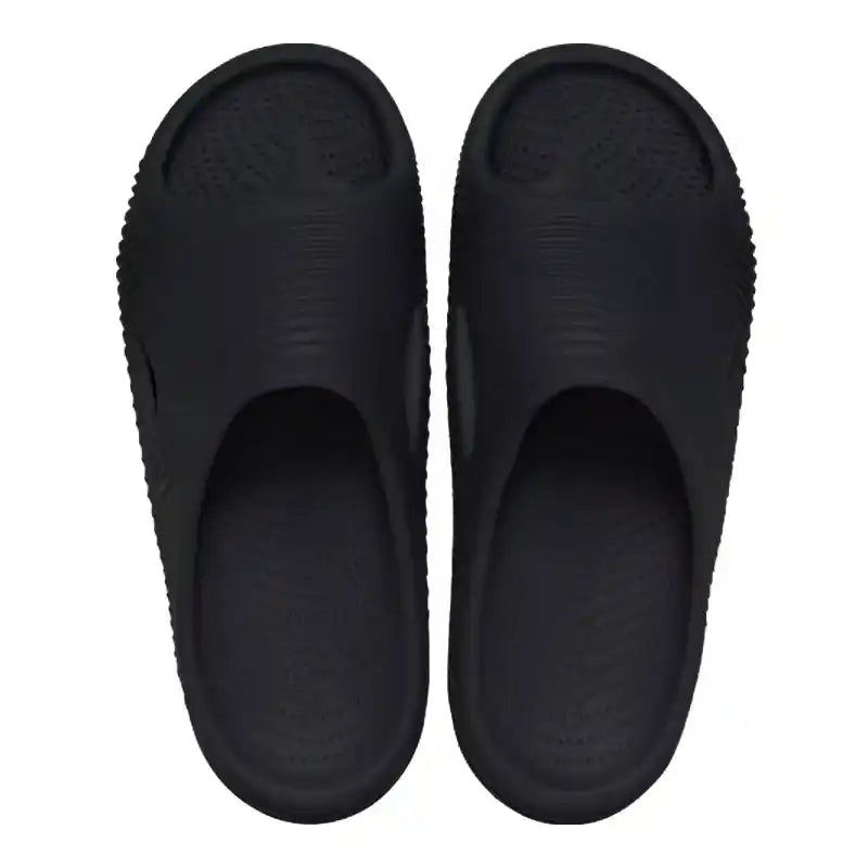 Black Crocs Slides
