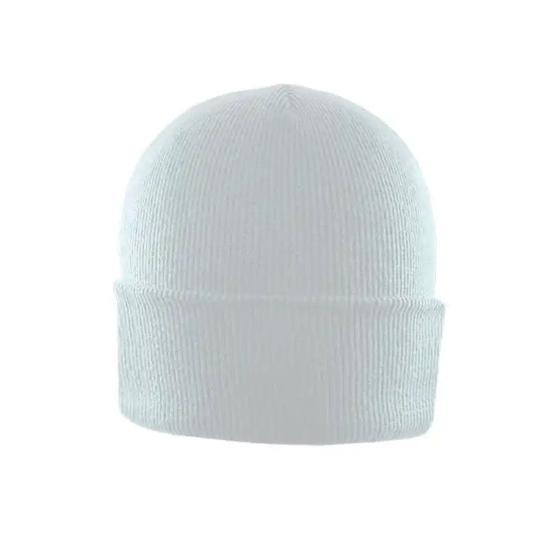 White Winter Hat