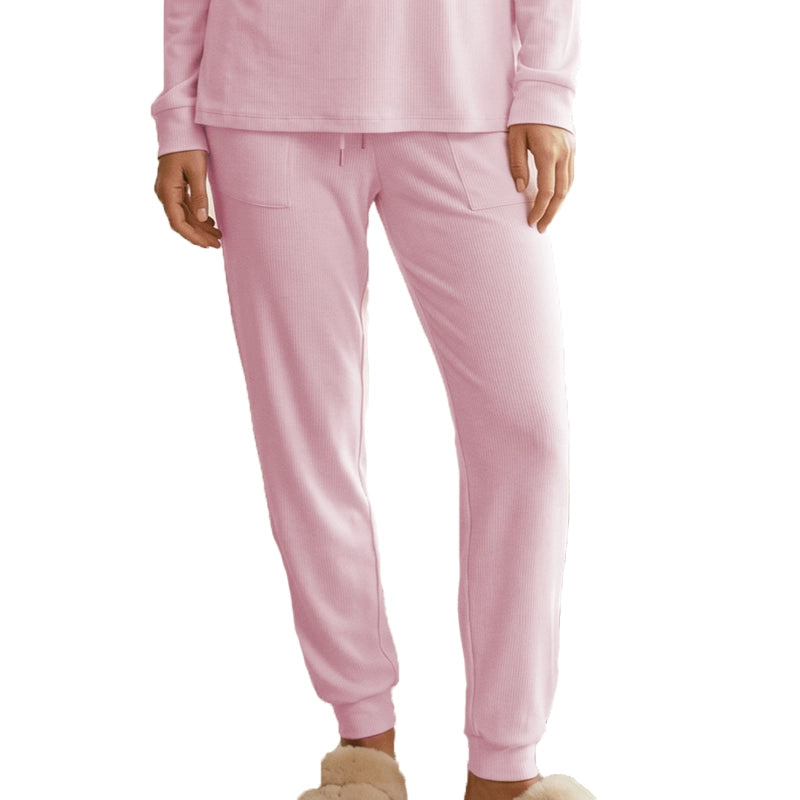 DKR Women's Drawstring Lounge Pants in Pink