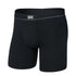 Saxx Men's Boxer Brief - Essential Cotton Black