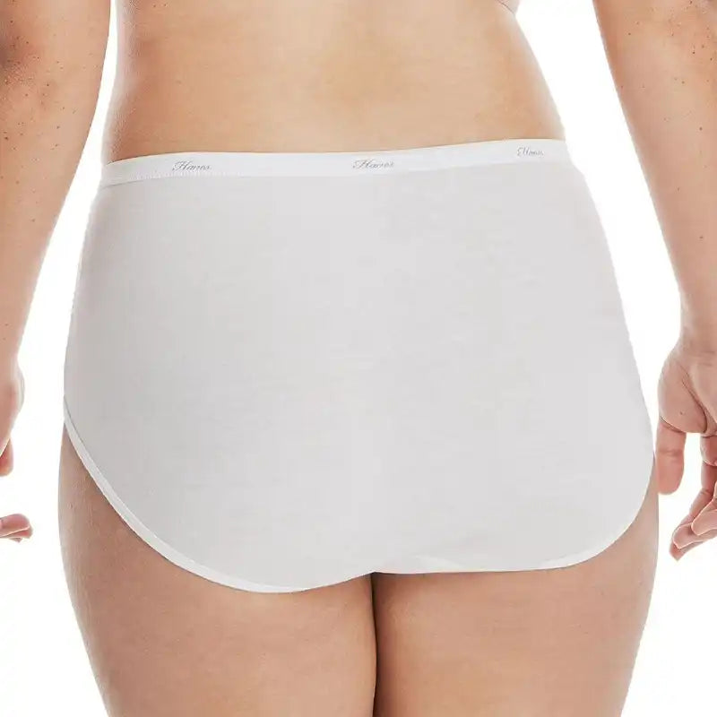 Hanes Ladies Cotton Briefs Full Coverage