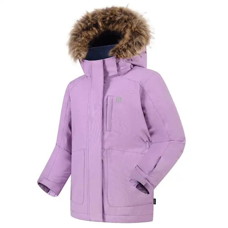 Isla Girls Parka Violet