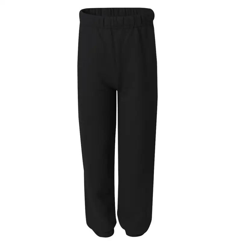 Black Jerzees Kids Fleece Pants