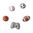 Crocs Jibbitz 5pk: Sports and Games