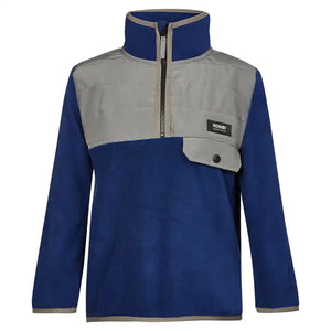 Kids Blue Polar Fleece Pullover